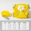 Yếm thú cưng chống tuột thoáng khí - Dành cho mèo & chó nhỏ, tặng dây 2m 10