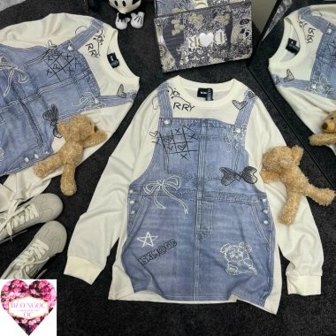 Yếm Thun MM Freesize Cute kèm Gấu Rời Quảng Châu Cao Cấp Giá 361k