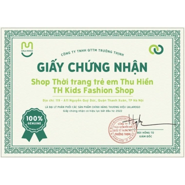 Yếm Trần Bông Dễ Thương Uala UR3.002 6-12kg Giá ưu đãi 235.000 VND Thoải mái cho bé 2