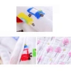 Yếm xô bé vuông 8 lớp cúc bấm chữ U trắng dày dặn siêu thấm hút 30x22cm Uni Baby 8