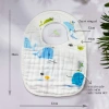 Yếm xô chữ U UniBaby 8 lớp cúc bấm 2 mặt, thoáng khí, thấm hút 30x22cm - 25.000đ 2