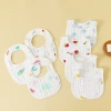 Yếm xô chữ U UniBaby 8 lớp cúc bấm 2 mặt, thoáng khí, thấm hút 30x22cm - 25.000đ 4