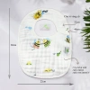 Yếm xô chữ U UniBaby 8 lớp cúc bấm 2 mặt, thoáng khí, thấm hút 30x22cm - 25.000đ 9