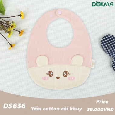 Yếm Xô Dokma Cài Khuy Cổ Tròn Tam Giác Xếp Ly Ngộ Nghĩnh DS718 DS636 - 39.000 VND 2