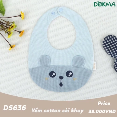 Yếm Xô Dokma Cài Khuy Cổ Tròn Tam Giác Xếp Ly Ngộ Nghĩnh DS718 DS636 - 39.000 VND 8