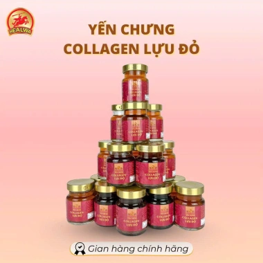 Yến chưng Collagen lựu đỏ 35% yến - 20 lọ 70ml - Giảm giá 360k (đc 464.400) 2
