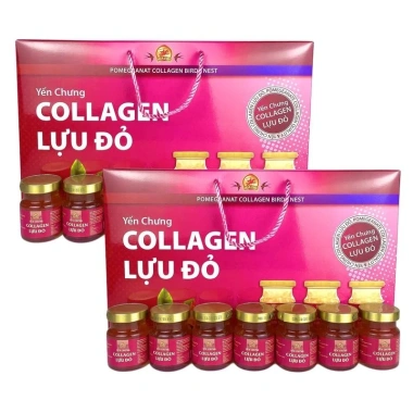 Yến chưng Collagen lựu đỏ 35% yến - 20 lọ 70ml - Giảm giá 360k (đc 464.400) 6
