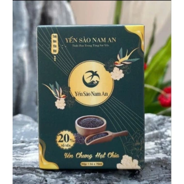 Yến chưng hạt chia 20% yến - Yến sào Nam An 70ml - Giá chỉ 45.000đ, giảm mạnh