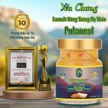 Yến Chưng Isomalt Đông Trùng Hạ Thảo Putanest 70ml - Yến Sào, người ăn kiêng tiểu đường, 290.000 VND 6