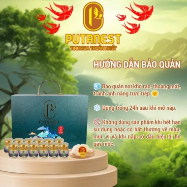 Yến Chưng Isomalt Đông Trùng Hạ Thảo Putanest 70ml - Yến Sào, người ăn kiêng tiểu đường, 290.000 VND 7