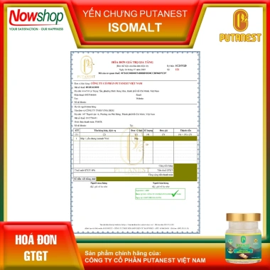 Yến Chưng Isomalt Putanest 70ml Quà Tặng Yến Sào Cao Cấp cho Người Ăn Kiêng Tiểu Đường 234k giảm 20% 9