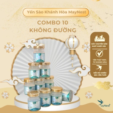 Yến Chưng Không Đường Combo 10 Hũ 70ml - Giá 292.800đ, Dinh Dưỡng Cao