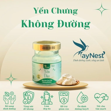 Yến Chưng Không Đường MayNest 6 Hũ 70ml - Bổ Dưỡng Sức Khỏe, Giá ưu đãi 172.800