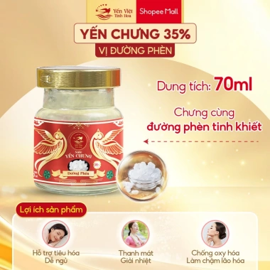 Yến Chưng Sẵn 35% 70ml Mix 4 Vị - Mua 30 Tặng 12, Quà Biếu Sức Khỏe, Giá Ưu Đãi 599k 2 Yến Chưng Sẵn 35% 70ml Mix 4 Vị - Mua 30 Tặng 12, Quà Biếu Sức Khỏe, Giá Ưu Đãi 599k 2