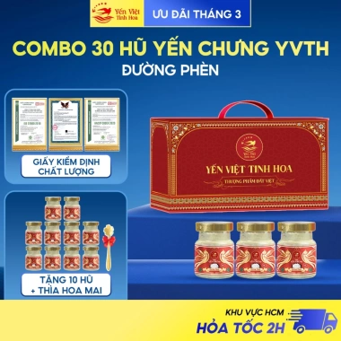 Yến Chưng Sẵn 35% 70ml Mix 4 Vị - Mua 30 Tặng 12, Quà Biếu Sức Khỏe, Giá Ưu Đãi 599k 7 Yến Chưng Sẵn 35% 70ml Mix 4 Vị - Mua 30 Tặng 12, Quà Biếu Sức Khỏe, Giá Ưu Đãi 599k 7