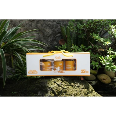 Yến Chưng Sẵn Đông Trùng 35% Cao Cấp 150ml x5 Hộp Quà Tặng Salla Hỗ Trợ Sức Khoẻ Giá 195k