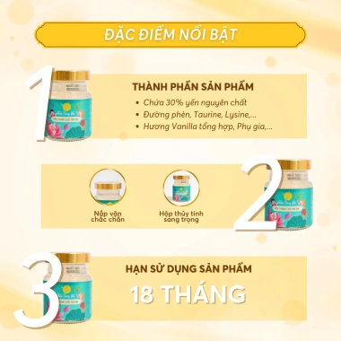Yến Chưng Sẵn Trần Dung 10 Hũ 70ml 30% Yến – Thơm Ngon, Tăng Cường Sức Khỏe và Đề Kháng cho Trẻ Em, Giá Ưu Đãi 279.000 VND