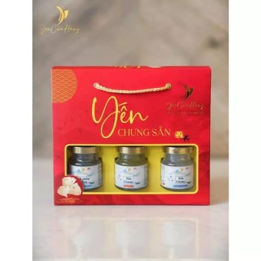 Yến chưng tiệt trùng 6 hủ – Hộp quà giấy sang trọng, chỉ 429k tại Góc Của Hằng