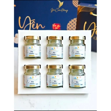 Yến chưng tiệt trùng 6 hủ – Hộp quà giấy sang trọng, chỉ 429k tại Góc Của Hằng