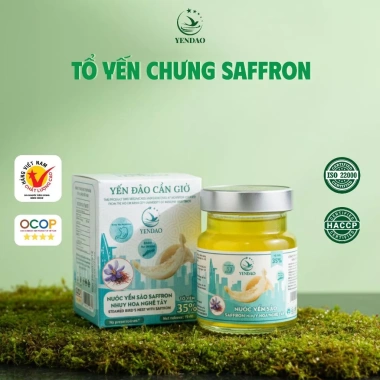 Yến Đảo Set Tổ Yến Sào Chưng Saffron Nhụy Hoa Nghệ Tây - Dinh dưỡng, Quà tặng 393.300 VND 2