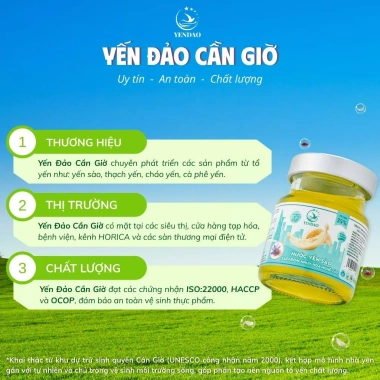 Yến Đảo Set Tổ Yến Sào Chưng Saffron Nhụy Hoa Nghệ Tây - Dinh dưỡng, Quà tặng 393.300 VND 3