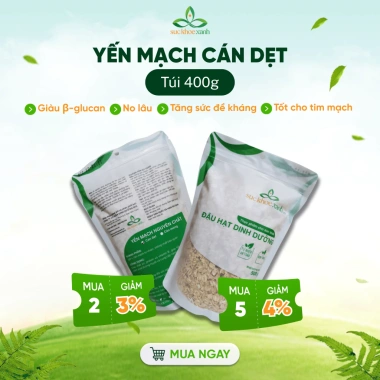 Yến Mạch Ăn Liền Chile Sức Khỏe Xanh Nguyên Chất Tự Nhiên Dinh Dưỡng Gia Đình Giá 29.000đ