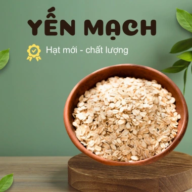 Yến Mạch Ăn Liền Nguyên Chất 1kg - Cán Dẹt/Vỡ, Hỗ Trợ Giảm Cân Healthy Giá 60.000₫