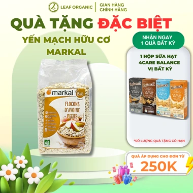 Yến mạch cán mỏng hữu cơ Markal 500g - Dinh dưỡng cao, giảm giá 107.730 VND