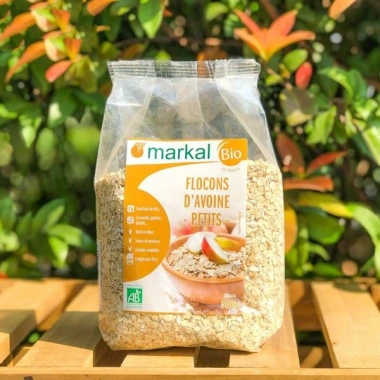Yến mạch cán mỏng hữu cơ Markal 500g - Giá ưu đãi 117.900 VND, ăn sáng nhanh, dinh dưỡng 2