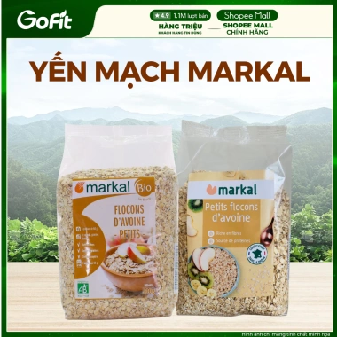 Yến Mạch Cán Mỏng Hữu Cơ Markal 500g - Thực phẩm dinh dưỡng, giảm cân, giá ưu đãi 95k