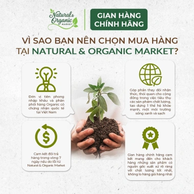 Yến Mạch Cán Mỏng Hữu Cơ Markal 500g - Tốt Tim Mạch, Ổn Định Đường Huyết Natural Market