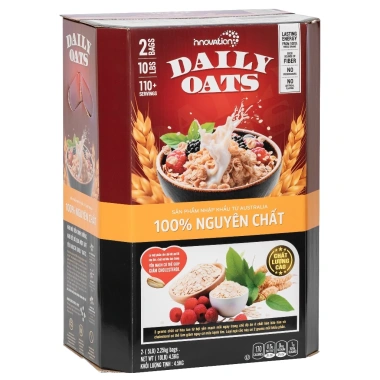 Yến Mạch DAILY OATS 4.5kg Ngũ Cốc Nguyên Chất Dinh Dưỡng Cao Giảm Giá 259k