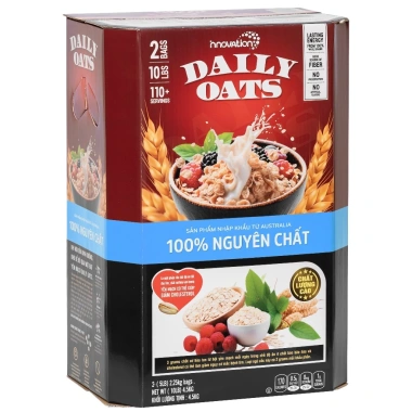 Yến Mạch DAILY OATS 4.5kg Ngũ Cốc Nguyên Chất Dinh Dưỡng Cao Giảm Giá 259k