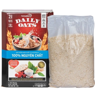 Yến Mạch DAILY OATS 4.5kg Ngũ Cốc Nguyên Chất Dinh Dưỡng Cao Giảm Giá 259k