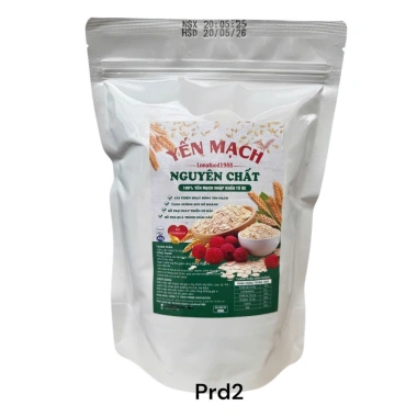 Yến mạch & Date 1kg (2 gói) - Dinh dưỡng cao, hỗ trợ sức khỏe, giá chỉ 51.500₫ 2