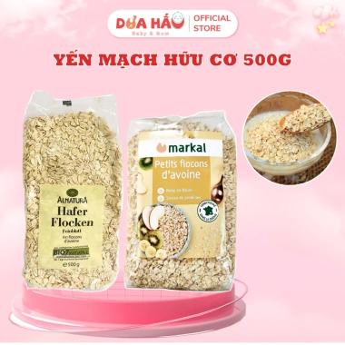 Yến Mạch Đức Chuẩn 500g Cán Dẹp và Cán Vỡ - Giá 55.000₫, Dinh Dưỡng Bữa Sáng