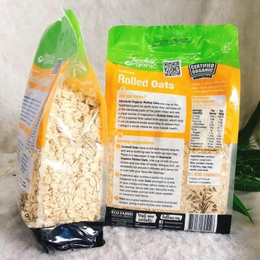 Yến mạch hữu cơ Absolute Organic Rolled Oat 700g nhập khẩu Úc - Giá ưu đãi 74.000₫ 4