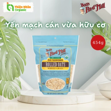 Yến mạch hữu cơ Bobs Red Mill 454g - Cán vừa, giá chỉ 75.000, giảm mạnh 5