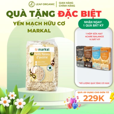 Yến mạch hữu cơ cán mỏng Markal C Lavie – Ngũ cốc dinh dưỡng, giảm cân, giá ưu đãi 107.730₫ Yến mạch hữu cơ cán mỏng Markal C Lavie – Ngũ cốc dinh dưỡng, giảm cân, giá ưu đãi 107.730₫