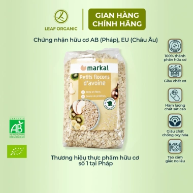 Yến mạch hữu cơ cán mỏng Markal C Lavie – Ngũ cốc dinh dưỡng, giảm cân, giá ưu đãi 107.730₫ 2 Yến mạch hữu cơ cán mỏng Markal C Lavie – Ngũ cốc dinh dưỡng, giảm cân, giá ưu đãi 107.730₫ 2