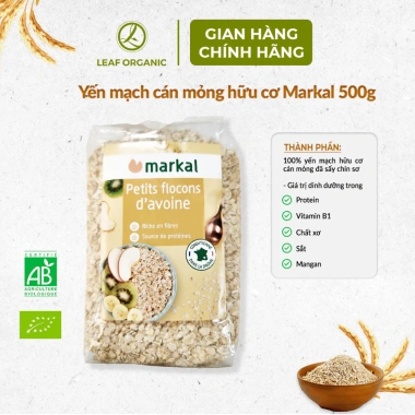 Yến mạch hữu cơ cán mỏng Markal C Lavie – Ngũ cốc dinh dưỡng, giảm cân, giá ưu đãi 107.730₫