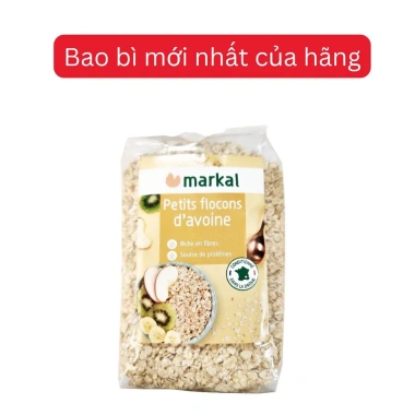Yến mạch hữu cơ MARKAL 500g nhập khẩu Pháp - granola, ăn vặt, sữa hạt, giá ưu đãi 154.000₫