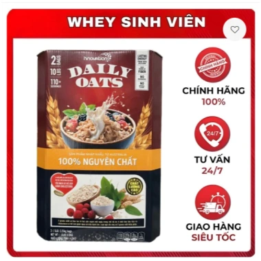 Yến Mạch Innovation Daily Oats 10lbs (4.6kg) Không Đường – Chính Hãng, Giá Giảm 290.000₫ – Dinh Dưỡng Cho Bữa Sáng