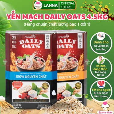 Yến Mạch Innovation Daily Oats Úc 4.5kg Giảm cân, tập gym, bé ăn dặm – Giá 132.300₫
