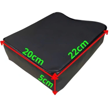 Yên nệm đen ghế đôn ga xe 3 bánh 24x20cm - Khoảng cách 2 ốc 9cm, chỉ 53.900₫ 4