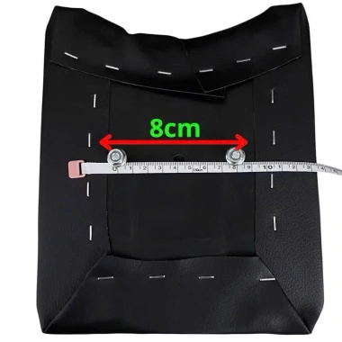 Yên nệm đen ghế đôn ga xe 3 bánh 24x20cm - Khoảng cách 2 ốc 9cm, chỉ 53.900₫ 5