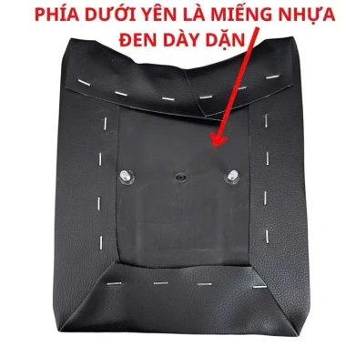 Yên nệm đen + ốc dồn ga - Giá 70.000đ, chất liệu bền, thoáng mát, hỗ trợ giấc ngủ 3