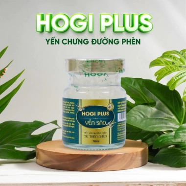 Yến Sào Cao Cấp Hogi Plus Nguyên Chất - Hộp 6 hũ 70ml Giá ưu đãi 167.000đ