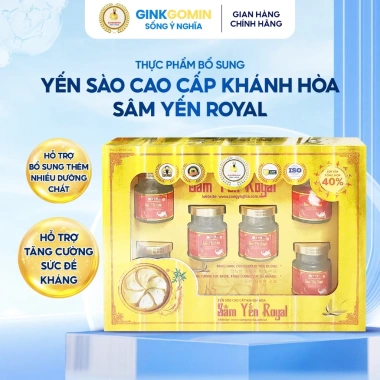 Yến sào cao cấp Khánh Hòa Sâm Yến ROYAL và Đông Trùng Hạ Thảo - Dành cho người tiểu đường G30 G34, giá 350.000 Yến sào cao cấp Khánh Hòa Sâm Yến ROYAL và Đông Trùng Hạ Thảo - Dành cho người tiểu đường G30 G34, giá 350.000