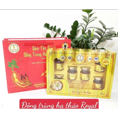 Yến sào cao cấp Khánh Hòa Sâm Yến ROYAL và Đông Trùng Hạ Thảo - Dành cho người tiểu đường G30 G34, giá 350.000